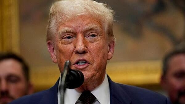 <div class="paragraphs"><p>U.S. President Donald Trump delivers remarks in the Roosevelt Room at the White House in Washington, D.C., U.S., July 31, 2025.</p></div>