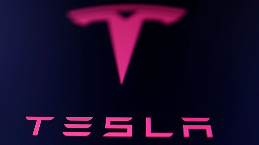 <div class="paragraphs"><p>Tesla logo is seen in this illustration taken July 23, 2025. </p></div>
