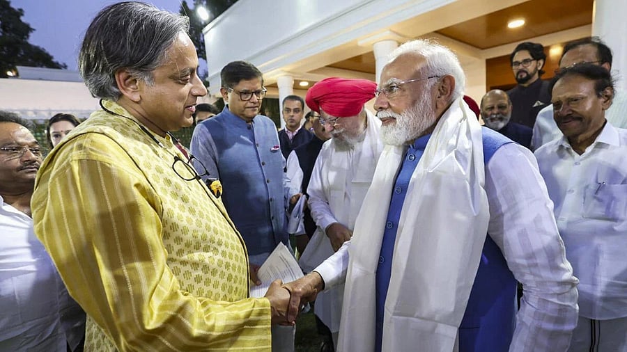 <div class="paragraphs"><p>Shashi Tharoor and Narendra Modi.</p></div>