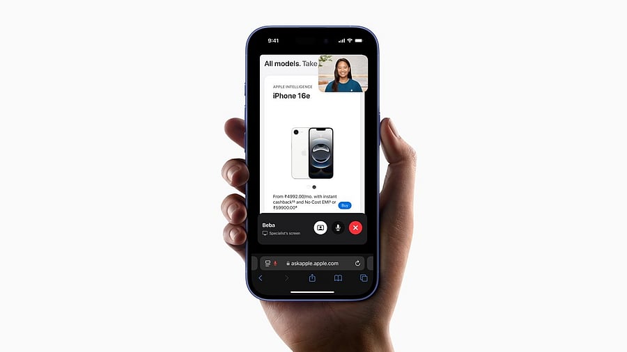 <div class="paragraphs"><p>Shop with a Specialist over Video feature now available on Apple online store in India.</p></div>
