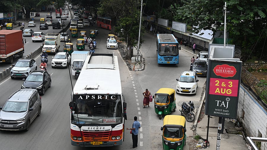 <div class="paragraphs"><p>Currently, Bengaluru has around 20 bus bays, according to BBMP officials.Seen here is a bus bay near Mehkri Circle. </p></div>