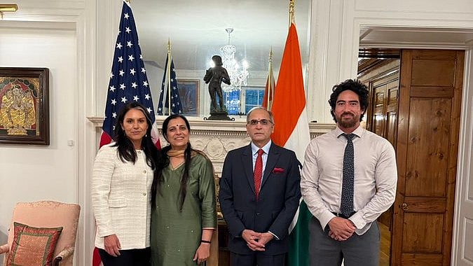 <div class="paragraphs"><p>Indian envoy Kwatra meets US intel chief Tulsi Gabbard </p></div>