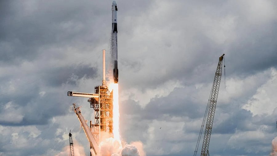 <div class="paragraphs"><p>A SpaceX Falcon Nine rocket lifts off from Launch Complex 39A carrying NASA’s Crew-11 mission to the International Space Station, in Cape Canaveral, Florida, US, August 1, 2025.</p></div>