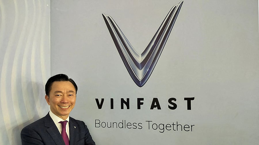 <div class="paragraphs"><p>FILE PHOTO: Vietnamese electric vehicle maker VinFast's India CEO Pham Sanh Chau poses during the ground breaking ceremony of its new EV manufacturing facility in Thoothukudi, in the southern state of Tamil Nadu.</p></div>