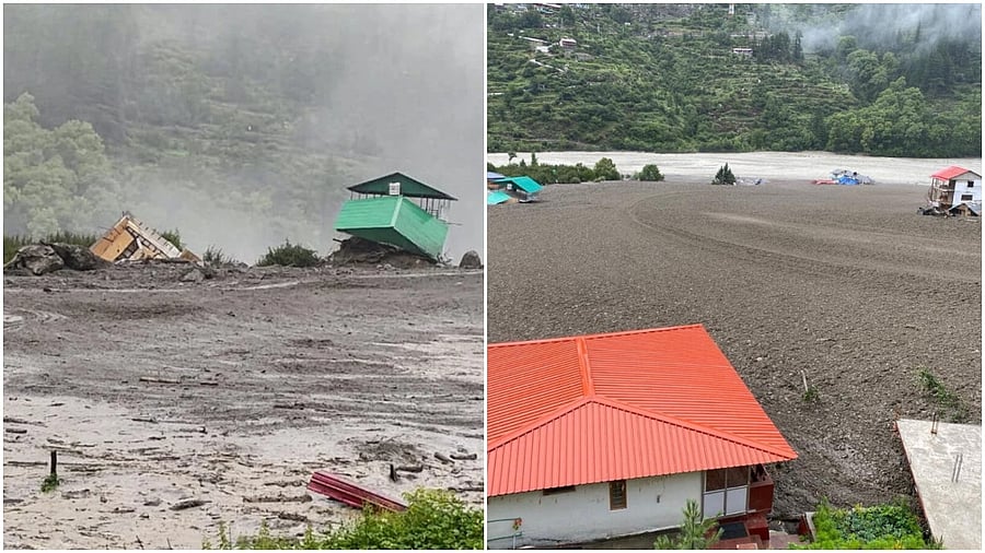 <div class="paragraphs"><p>Videos which went viral on social media platforms showed a huge wave of water hitting the village and destroying the houses.</p></div>