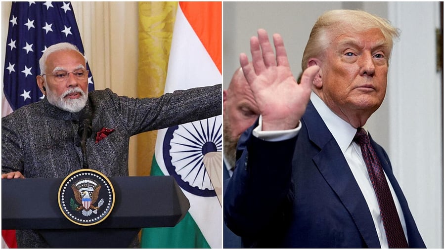 <div class="paragraphs"><p>Narendra Modi(L), Donald Trump</p></div>