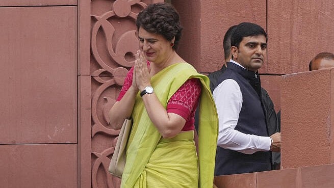 <div class="paragraphs"><p>Congress MP Priyanka Gandhi Vadra during the Monsoon session of Parliament, in New Delhi.</p></div>
