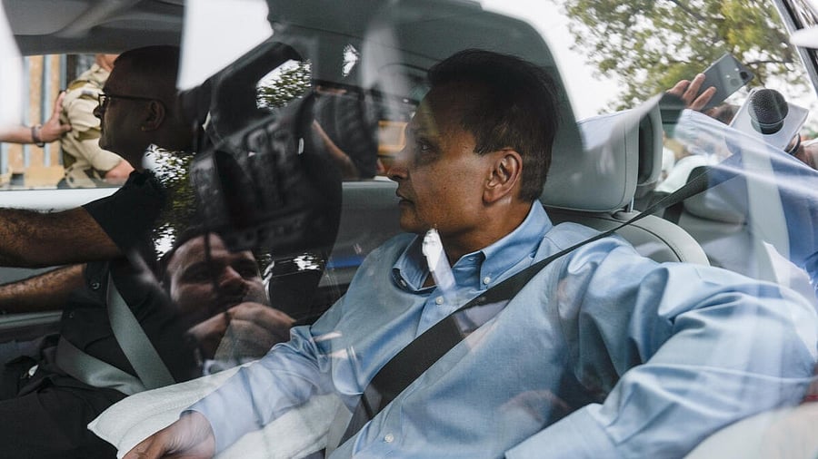 <div class="paragraphs"><p>Industrialist Anil Ambani arrives to appear before the Enforcement Directorate for questioning in a money laundering case linked to alleged multiple bank loan fraud cases, in New Delhi.</p></div>