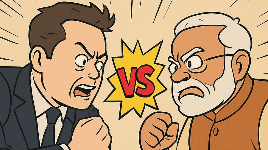 <div class="paragraphs"><p>An animation of Elon Musk and PM Narendra Modi</p></div>