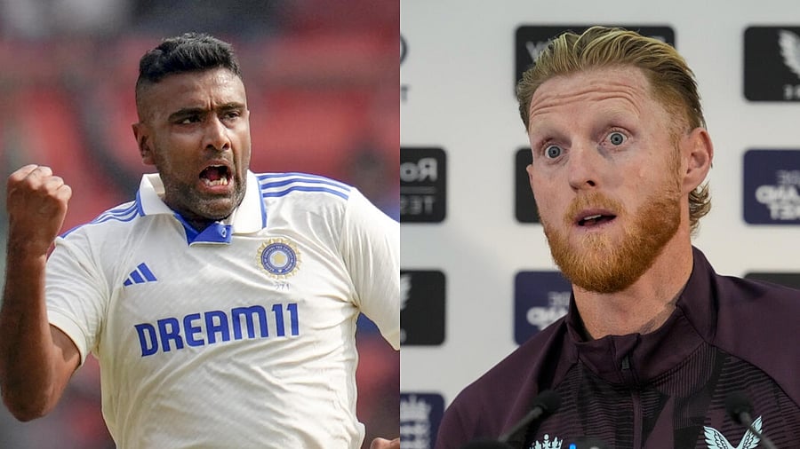 <div class="paragraphs"><p>Ravichandran Ashwin (L); Ben Stokes. </p></div>