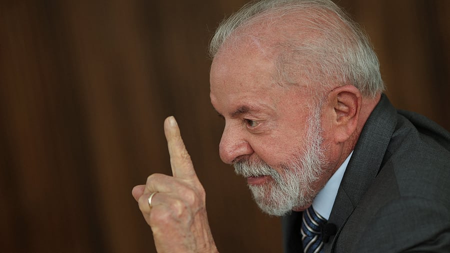 <div class="paragraphs"><p>Brazil's President Luiz Inacio Lula da Silva speaks during an interview with Reuters at the Alvorada Palace, in Brasilia, Brazil, August 6, 2025. </p></div>