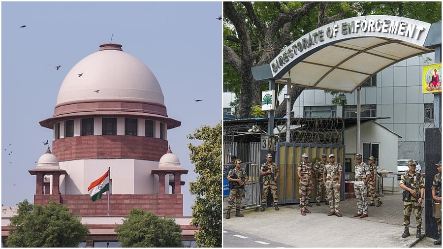 <div class="paragraphs"><p>The Supreme Court of India(L), Enforcement Directorate office in New Delhi</p></div>
