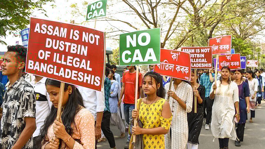 <div class="paragraphs"><p>Protest against CAA in Assam.</p></div>