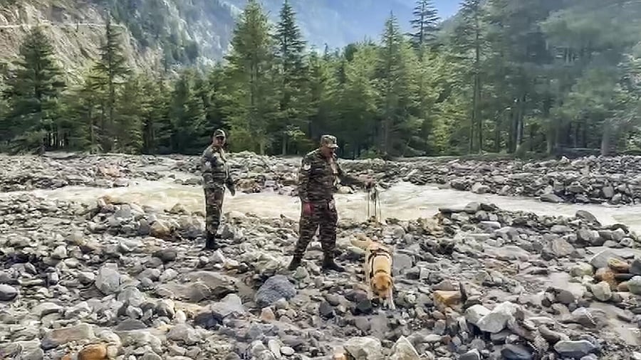 <div class="paragraphs"><p>Uttarkashi cloudburst: Rescue work underway.</p></div>