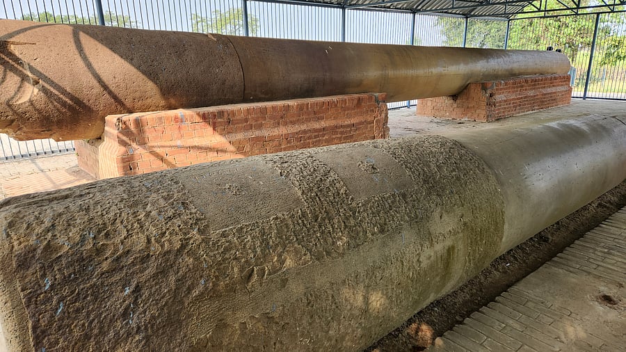 <div class="paragraphs"><p>The first Ashoka Pillars at Rampurva, Champaran.</p></div>