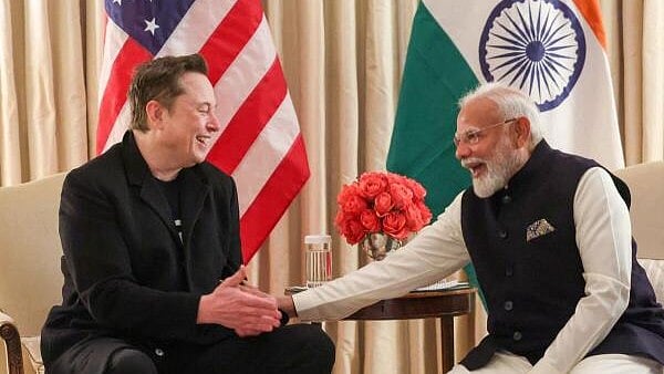 <div class="paragraphs"><p>Elon Musk meets Indian Prime Minister Narendra Modi in Washington.</p></div>