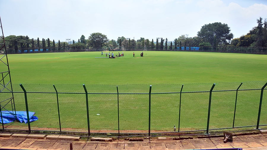 <div class="paragraphs"><p>A glimpse of the Srikantadatta Narasimharaja Wadiyar stadium in Mysuru.&nbsp;</p></div>
