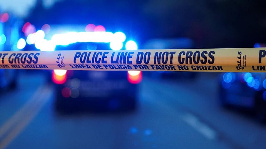 <div class="paragraphs"><p>Police officers block a road near Emory University and the Centers for Disease Control and Prevention (CDC) after a shooting incident in which a police officer was shot and later died at a hospital, in Atlanta, Georgia, U.S., August 8, 2025.</p></div>