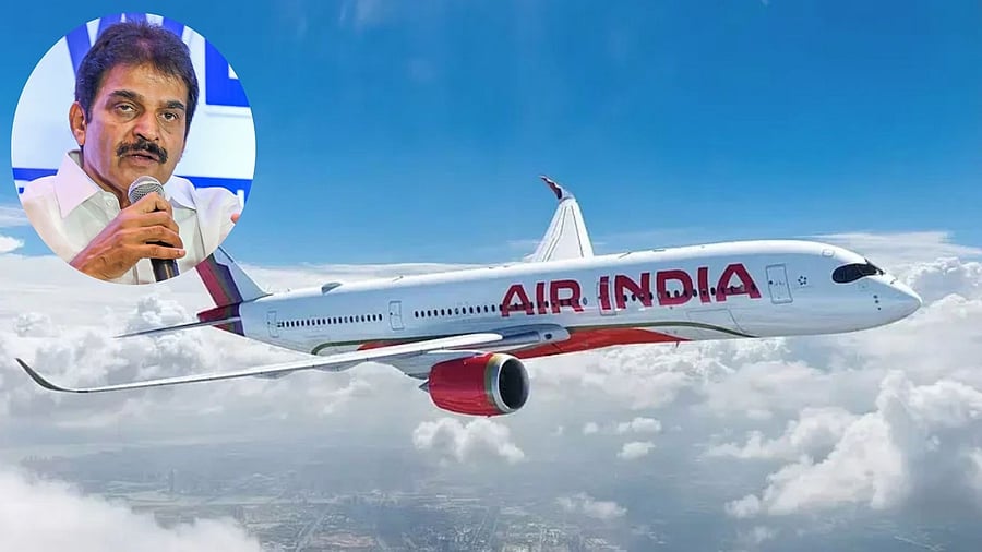 <div class="paragraphs"><p>Congress MP K C Venugopal, Air India flight</p></div>