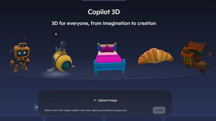 <div class="paragraphs"><p>Microsoft Copilot 3D model creator tool.</p></div>