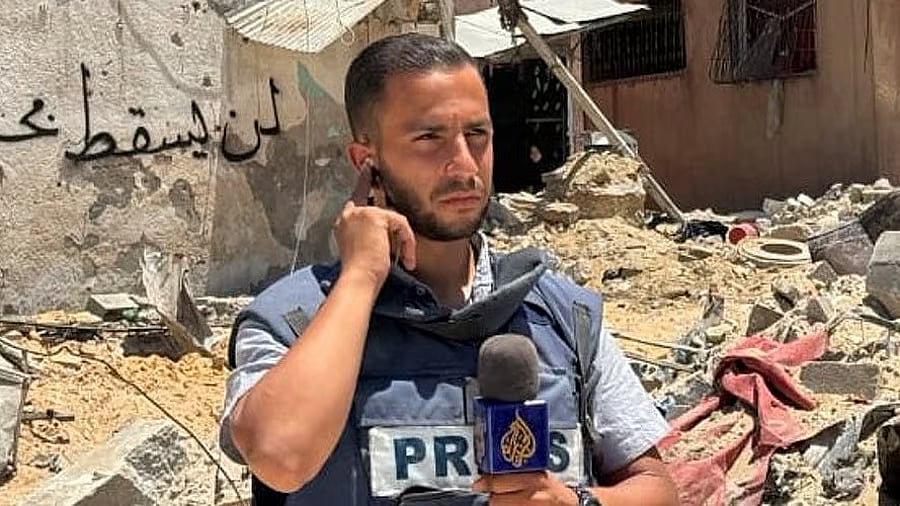 <div class="paragraphs"><p>Anas Al Sharif, 28, was among a group of four 'Al Jazeera' journalists.&nbsp;</p></div>