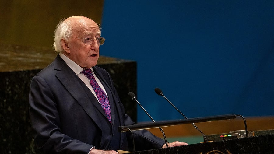 <div class="paragraphs"><p>President of Ireland Michael D Higgins </p></div>