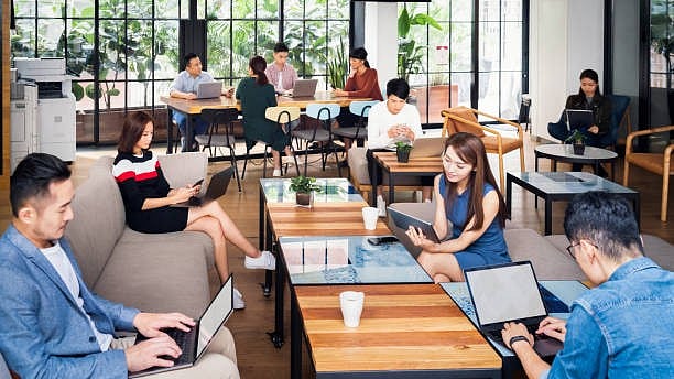 <div class="paragraphs"><p>Representative image showing working people in a co-working space in Hong Kong.&nbsp;</p></div>