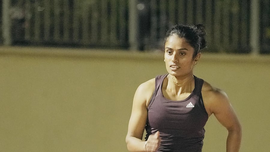 400m runner GK Vijaykumari considered retirement at the end of 2024 season before husband Tarun Shekar talked her out of it.