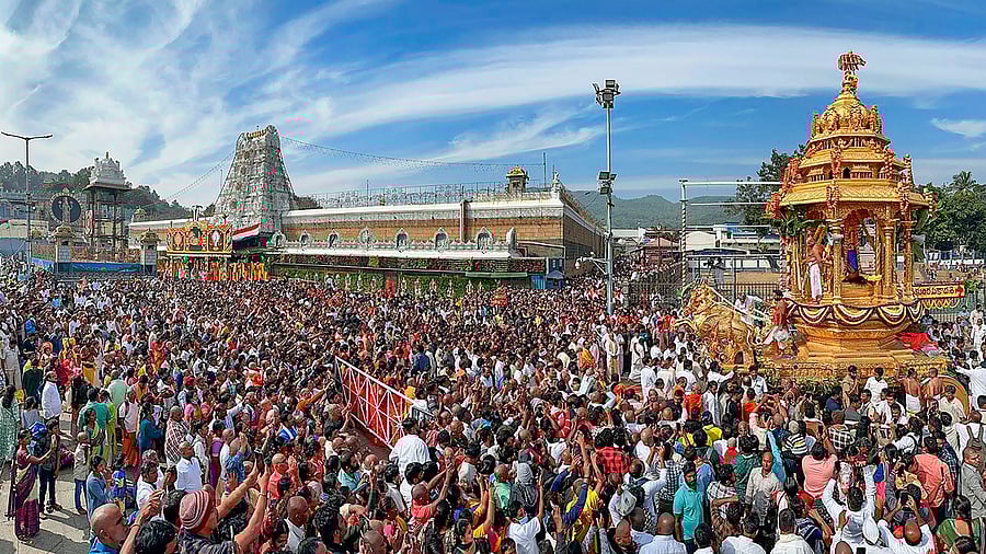 <div class="paragraphs"><p>Sri Venkateswara Swamy Temple in Tirupati district.</p></div>