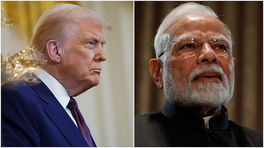 <div class="paragraphs"><p>US President Donald Trump(L), PM Narendra Modi.</p></div>