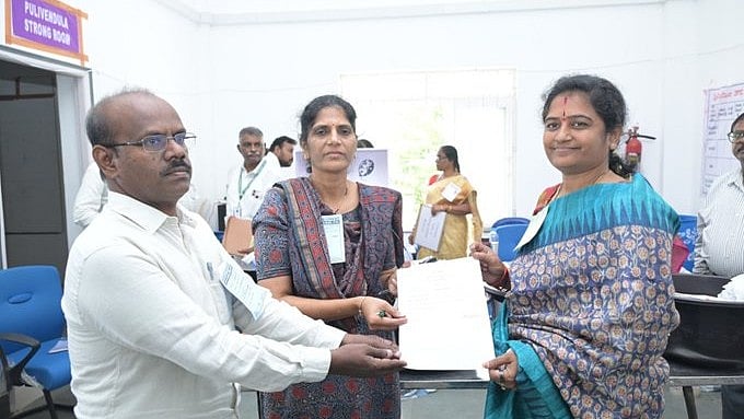 <div class="paragraphs"><p>TDP's Latha Reddy defeated YSRCP's Hemant Reddy in the Pulivendula ZPTC bypoll.</p></div>