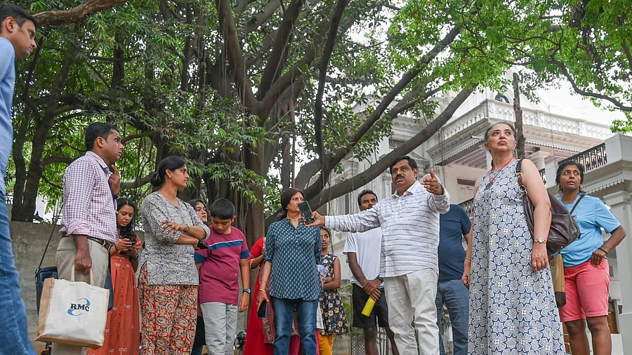 <div class="paragraphs"><p>An older edition of ‘ar-bo-re-tum’ led by&nbsp;B S Chandrashekar (in white shirt) at NGMA, Palace Road. </p></div>