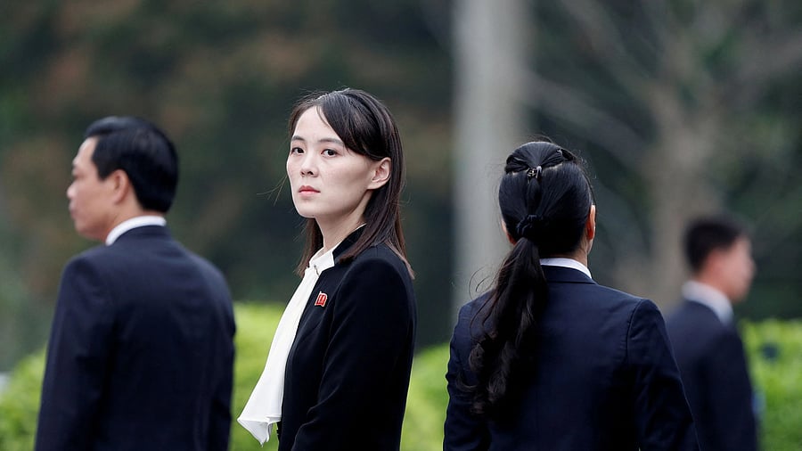 <div class="paragraphs"><p> Kim Yo Jong, sister of North Korea's leader Kim Jong Un </p></div>