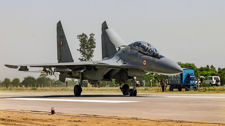 <div class="paragraphs"><p>Representative image of a Sukhoi fighter jet. </p></div>