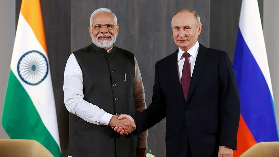 <div class="paragraphs"><p> Prime Minister Narendra Modi and Russian President Vladimir Putin</p></div>