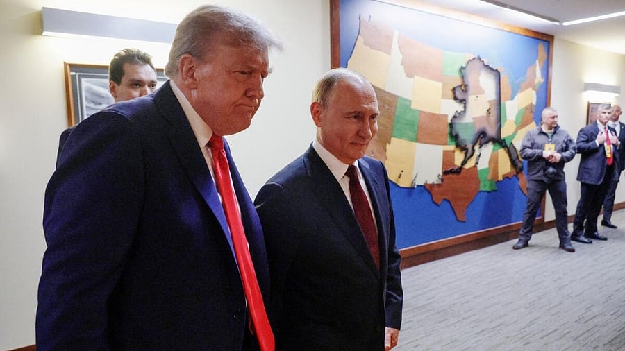 <div class="paragraphs"><p>US President Trump meets with Russian President Putin in Alaska</p><p></p></div>