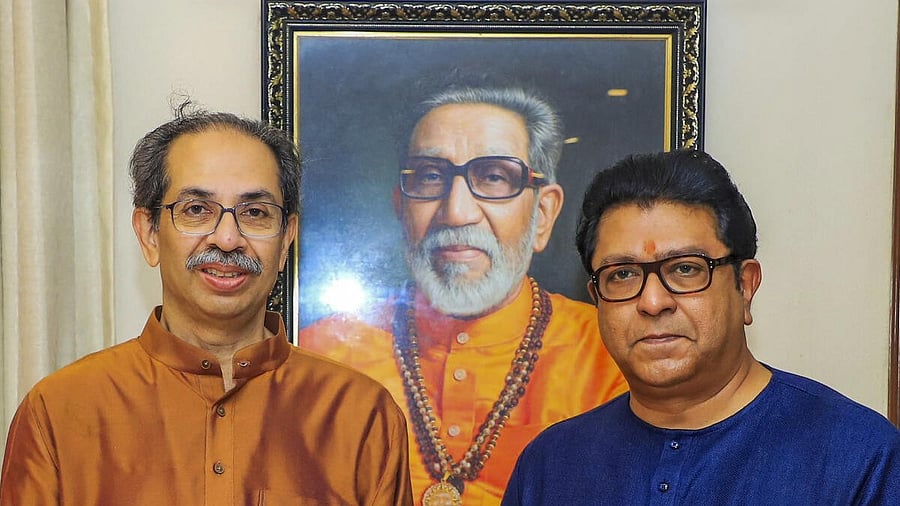 <div class="paragraphs"><p>Shiv Sena (UBT) chief Uddhav Thackeray with Maharashtra Navnirman Sena President Raj Thackeray</p></div>