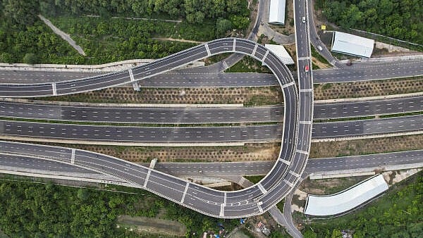 <div class="paragraphs"><p>In this image posted by @narendramodi via X on Aug. 16, 2025, an aerial view of a national highway project ahead of its inauguration by Prime Minister Narendra Modi.</p></div>