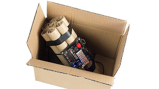 <div class="paragraphs"><p>Representative image of a bomb in a parcel.</p></div>
