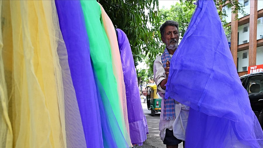 <div class="paragraphs"><p>A vendor sells mosquito nets in Bengaluru. </p></div>