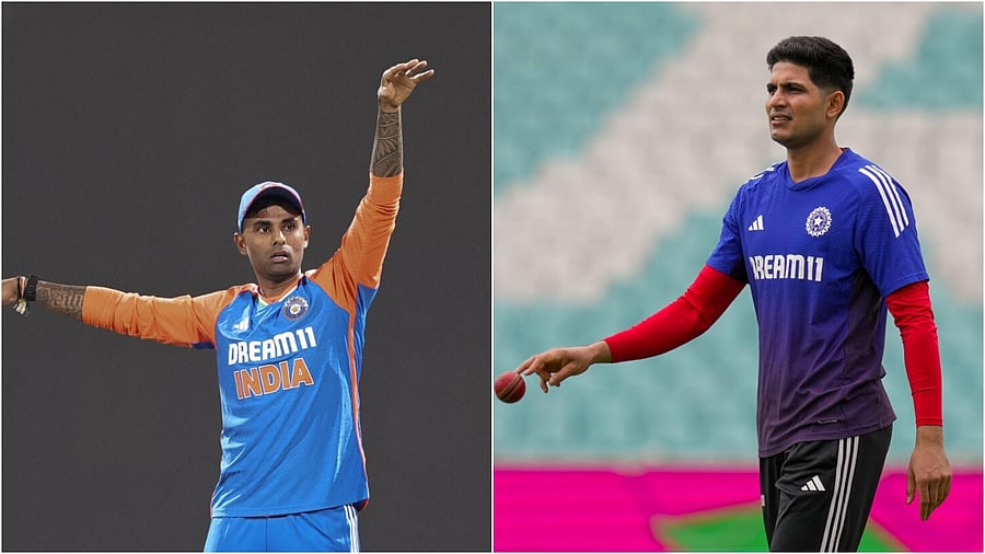 <div class="paragraphs"><p>Suryakumar Yadav (left) and Shubman Gill.&nbsp;</p></div>