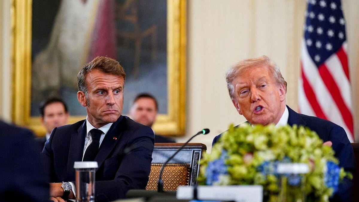 Viral Video: Hot mic records Trump's 'crazy' chat with Macron