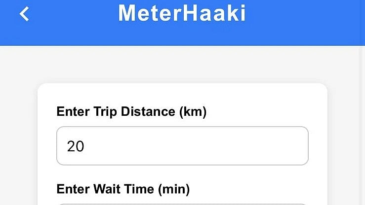 A screenshot of Meter Haaki.