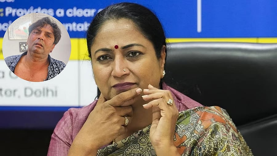 <div class="paragraphs"><p>Delhi CM Rekha Gupta. Inset: The man accused of assaulting her.</p></div>