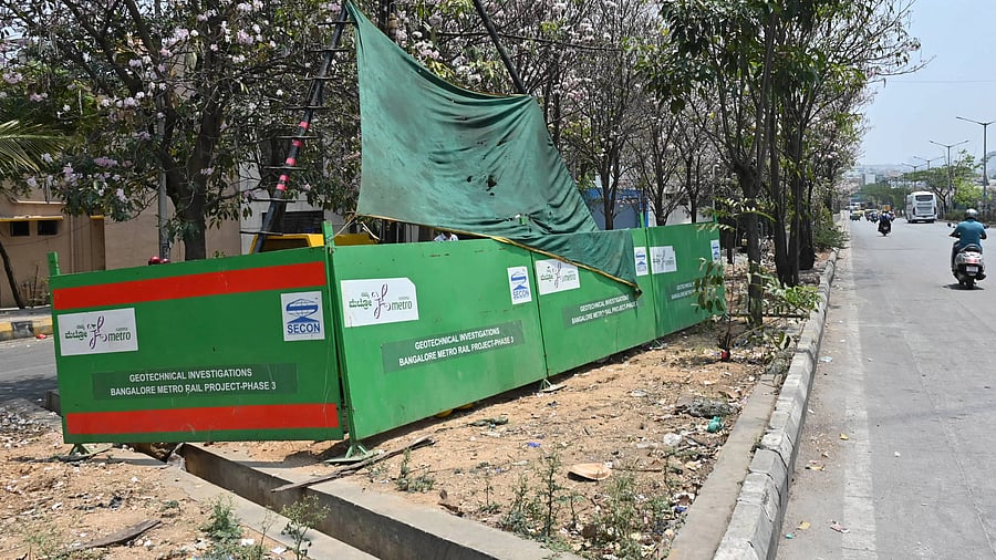 <div class="paragraphs"><p>Geotechnical investigations on Namma Metro’s Phase 3 have been completed.&nbsp;</p></div>