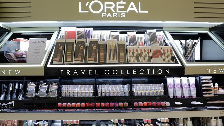 <div class="paragraphs"><p>A cosmetic display of French cosmetics group L'Oreal.</p></div>