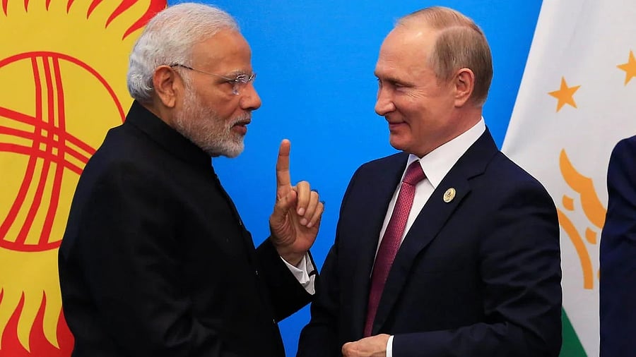<div class="paragraphs"><p>Prime Minister Narendra Modi and Russian President Vladimir Putin</p></div>