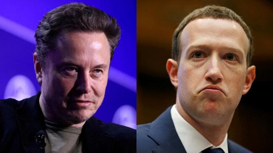 <div class="paragraphs"><p>Tesla CEO&nbsp;Elon Musk (L) and Facebook CEO Mark Zuckerberg.</p></div>