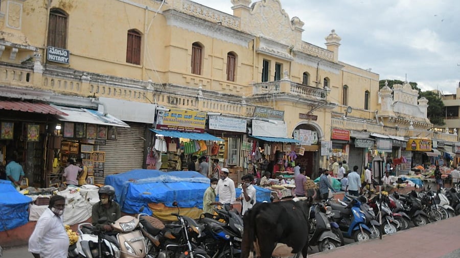 <div class="paragraphs"><p>A view of the Devaraja Market in Mysuru. </p></div>