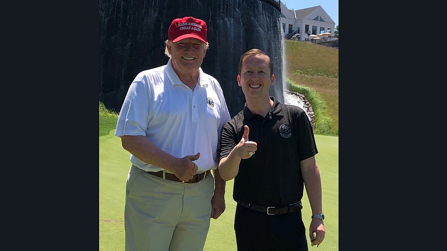 <div class="paragraphs"><p>Trump with&nbsp;Sergio Gor.</p></div>